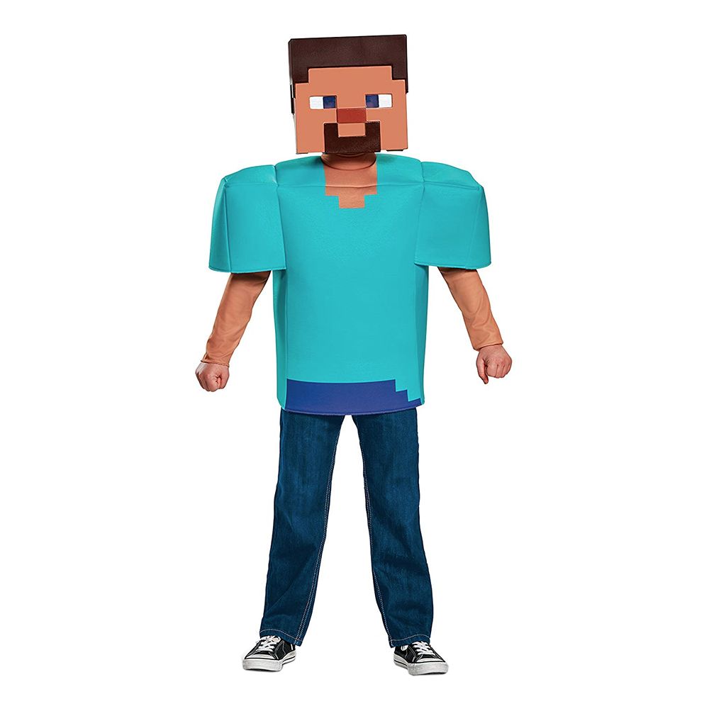 Minecraft Steve Børnekostume