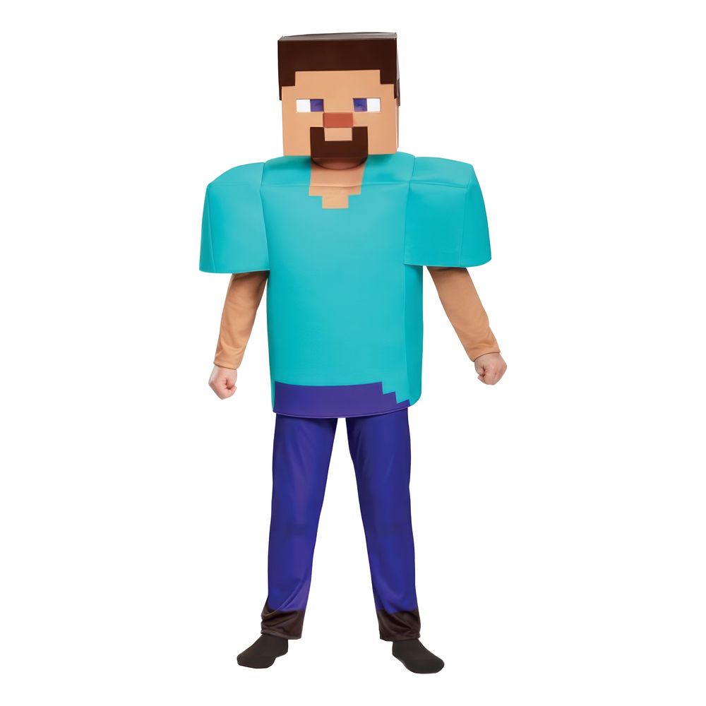 Minecraft Steve Deluxe Barn Kostyme