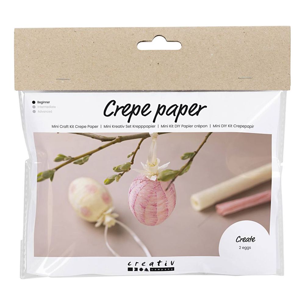 Mini DIY Kit Crepepapir Påskeæg