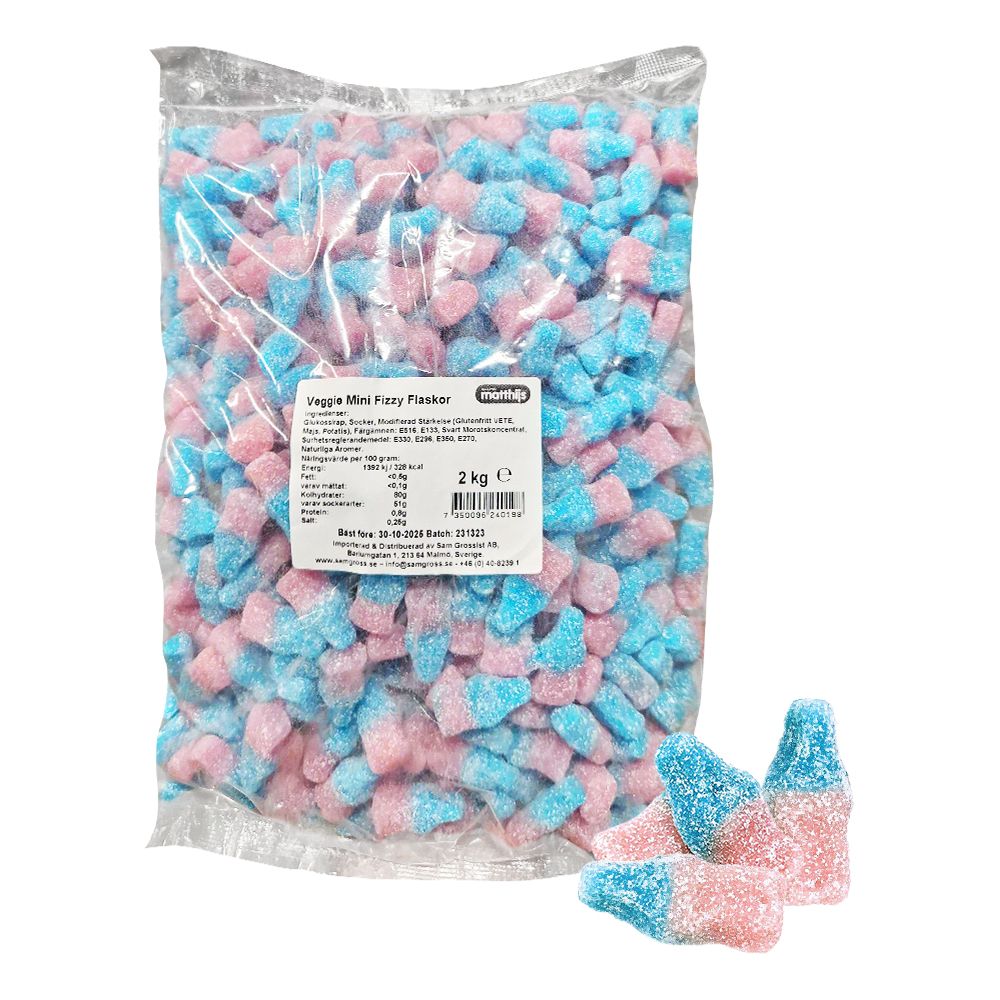 Mini Fizzy Flaskor Storpack