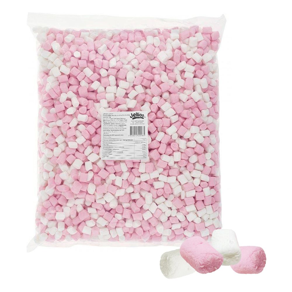 Mini Marshmallow Pink & White Økonomipakke