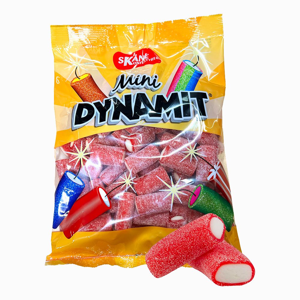 Minidynamit Sur Jordgubb Storpack