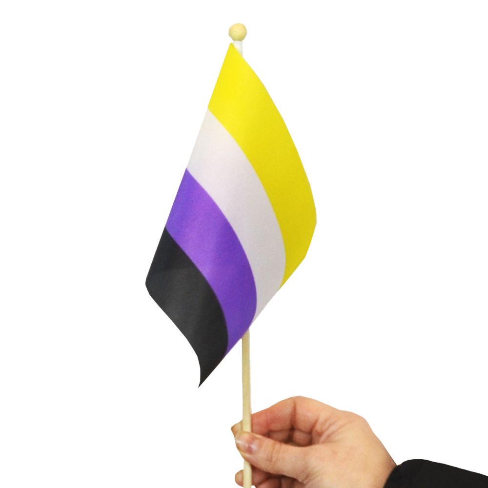 Miniflag på Pind Non-Binær
