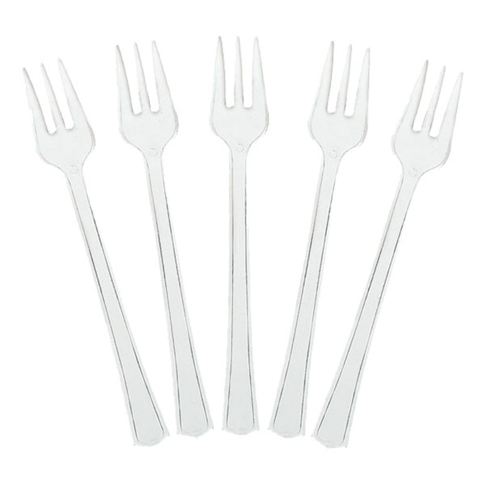Plukkgafler i Plast Transparente
