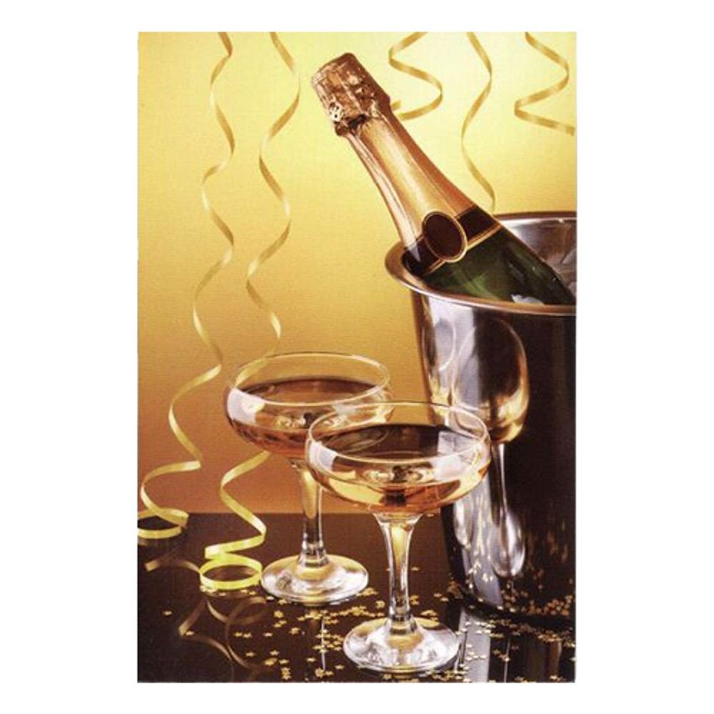 Minikort Champagne