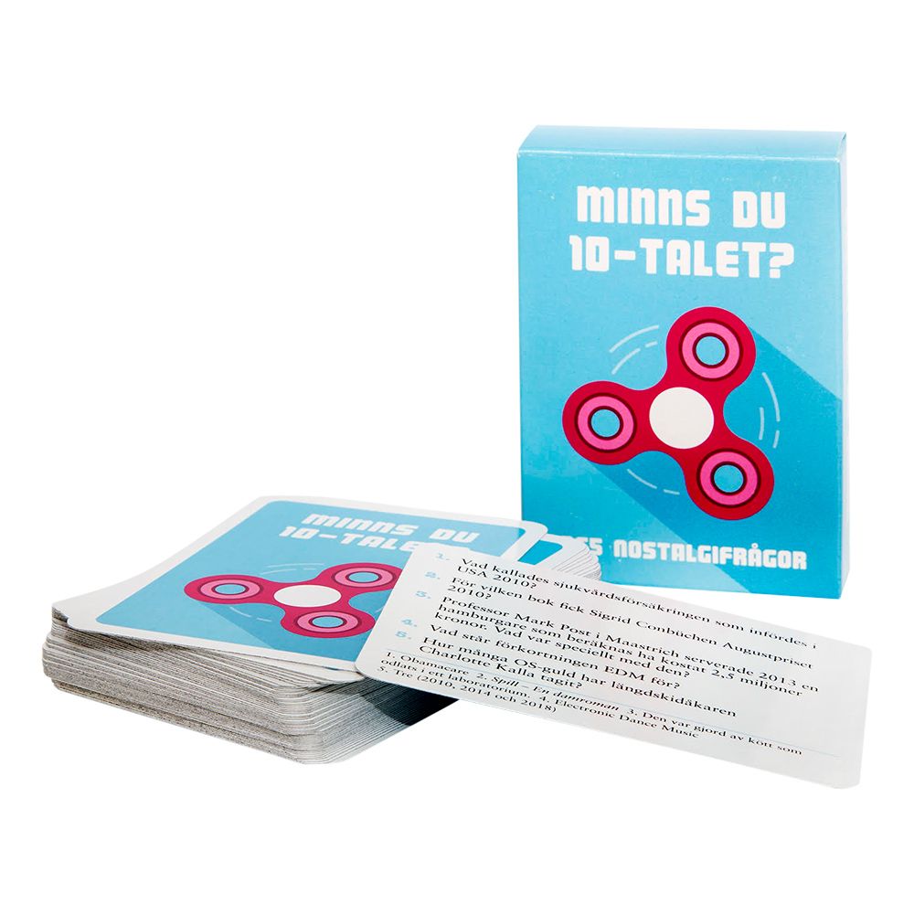 Minnes du 10-talet? Quiz Brettspill