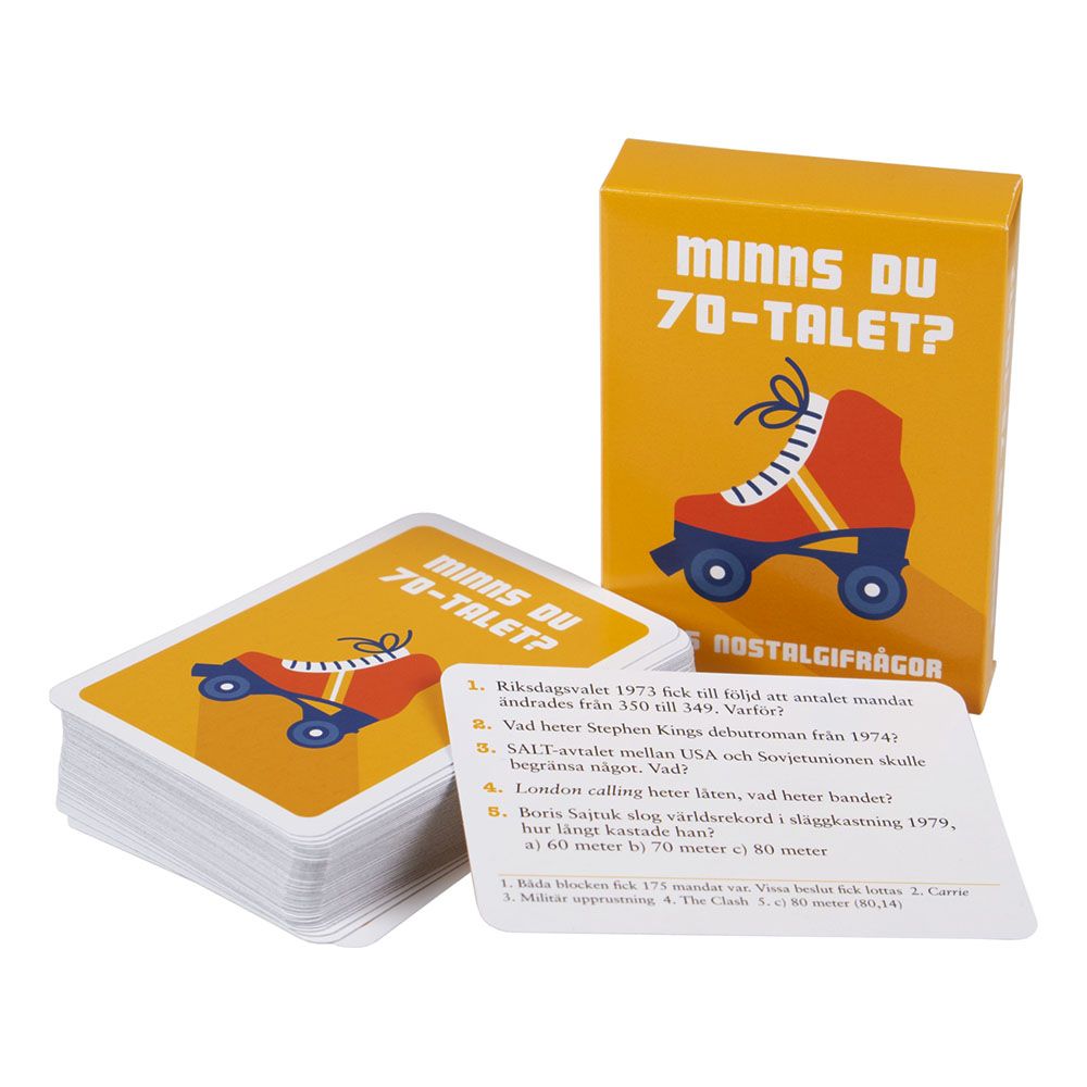 Minns du 70-talet? Tietopeli