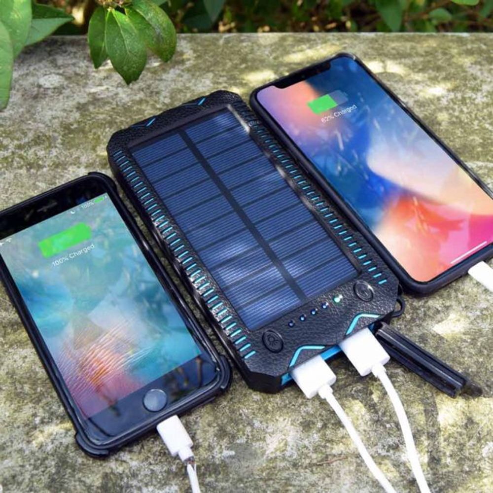 MM Powerbank med Solcellsladdare