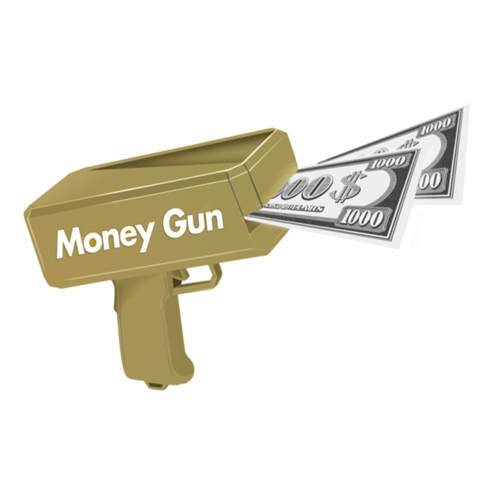 Money Gun med Sedlar