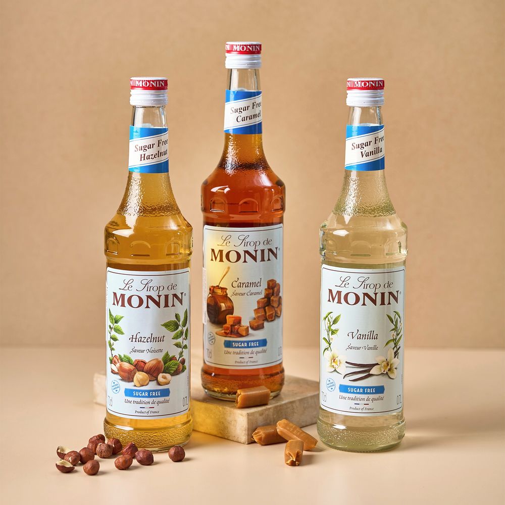 Monin Sockerfri Vanilj Syrup