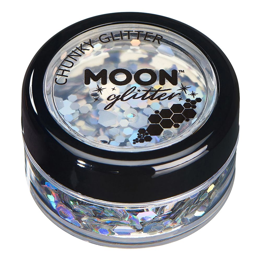 Moon Creations Holografisk Chunky Glitter