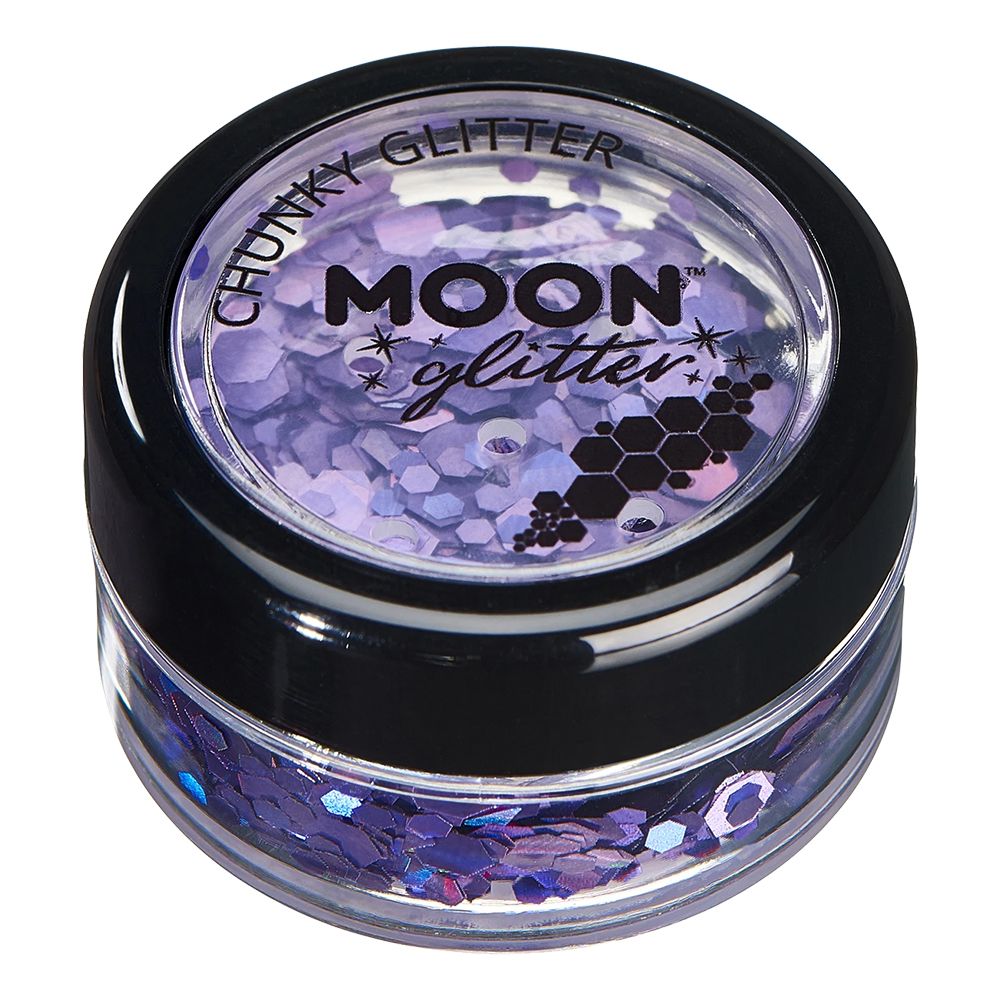 Moon Creations Holografisk Chunky Glitter