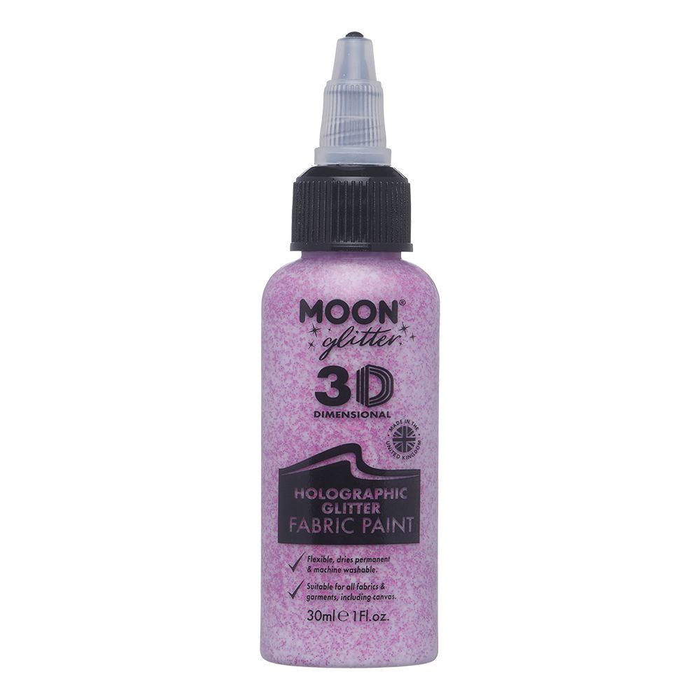 Moon Creations Holografisk Glitter Tekstilfarve