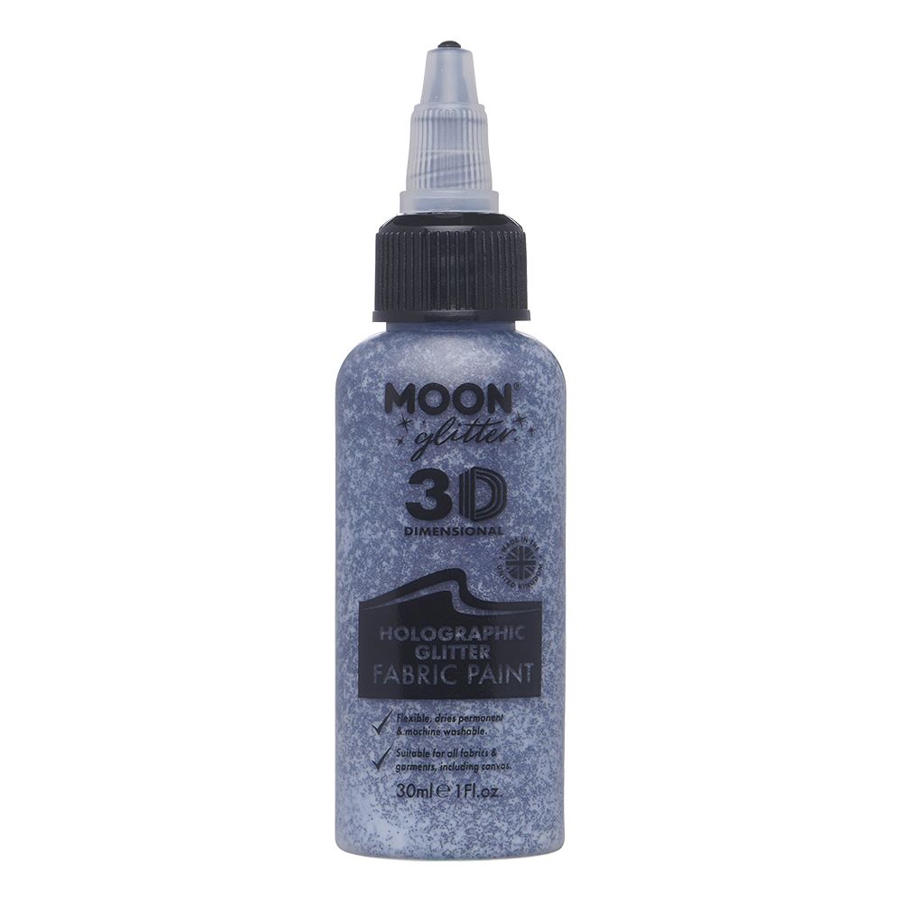 Moon Creations Holografisk Glitter Tekstilfarve