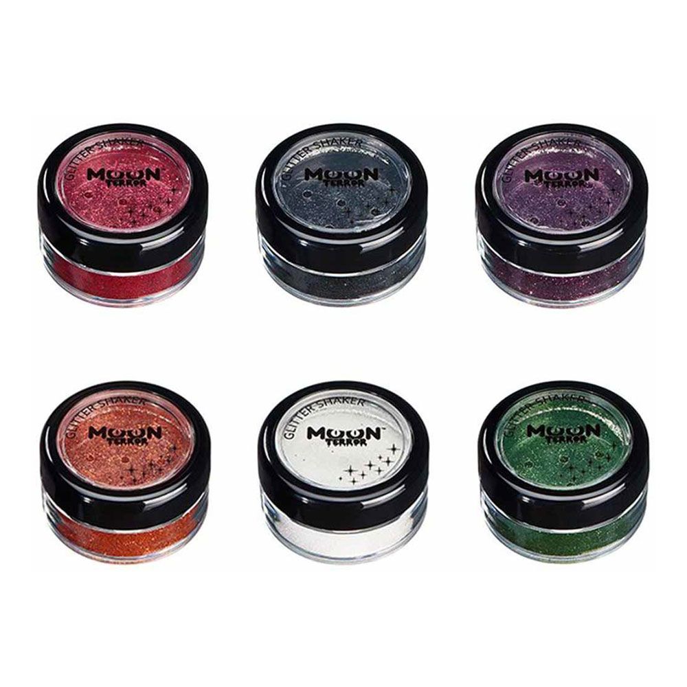 Moon Terror Halloween Glitter Shakers