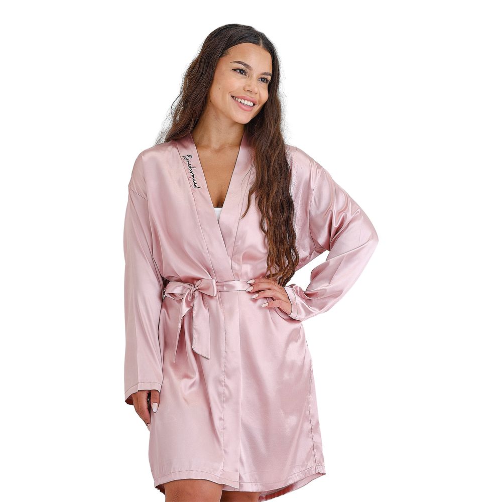 Morgenkåbe i Satin Bridesmaid