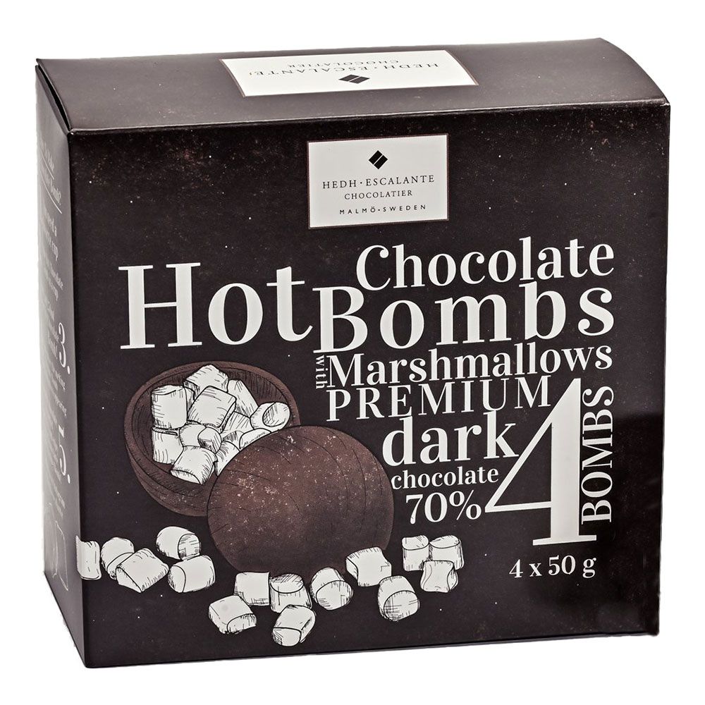 Mörka Chokladbomber med Marshmallows
