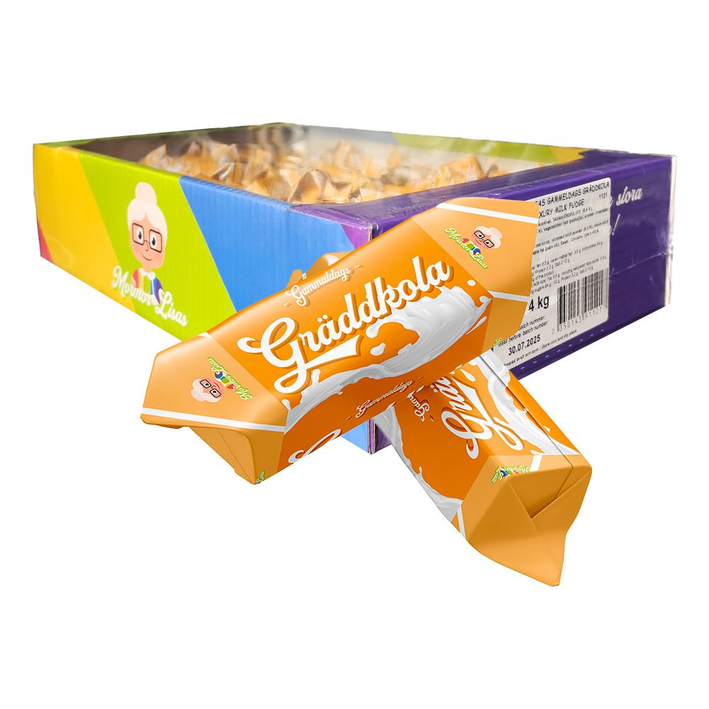 Mormor Lisas Gammeldags Gräddkola Storpack