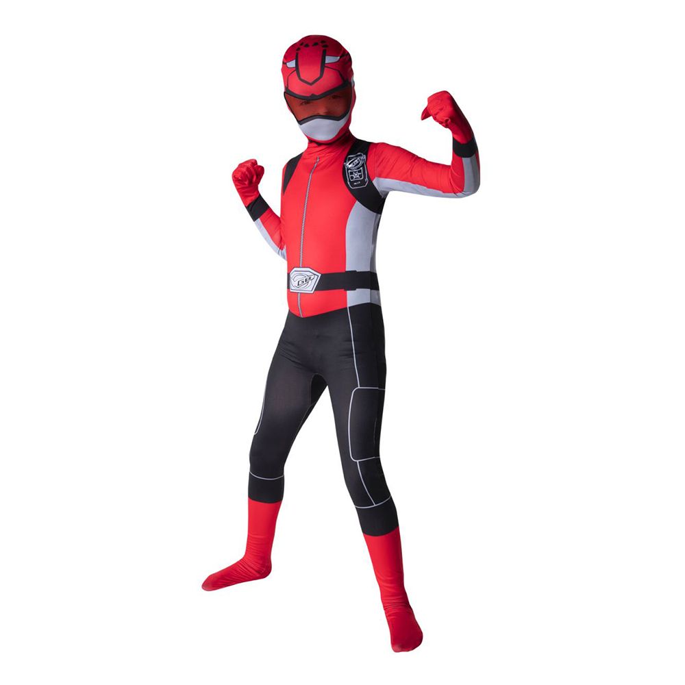 Morpher Power Ranger Rød Børnekostume