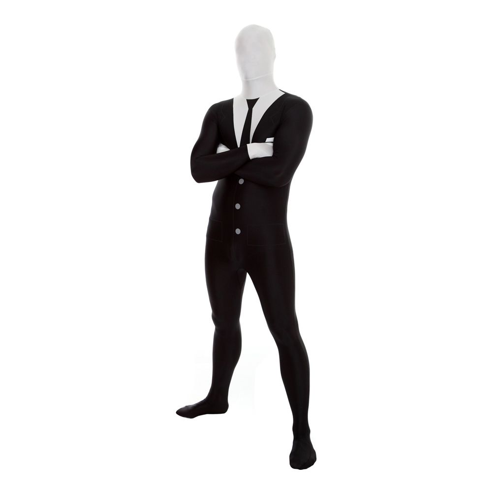 Morphsuit Slenderman Maskeraddräkt