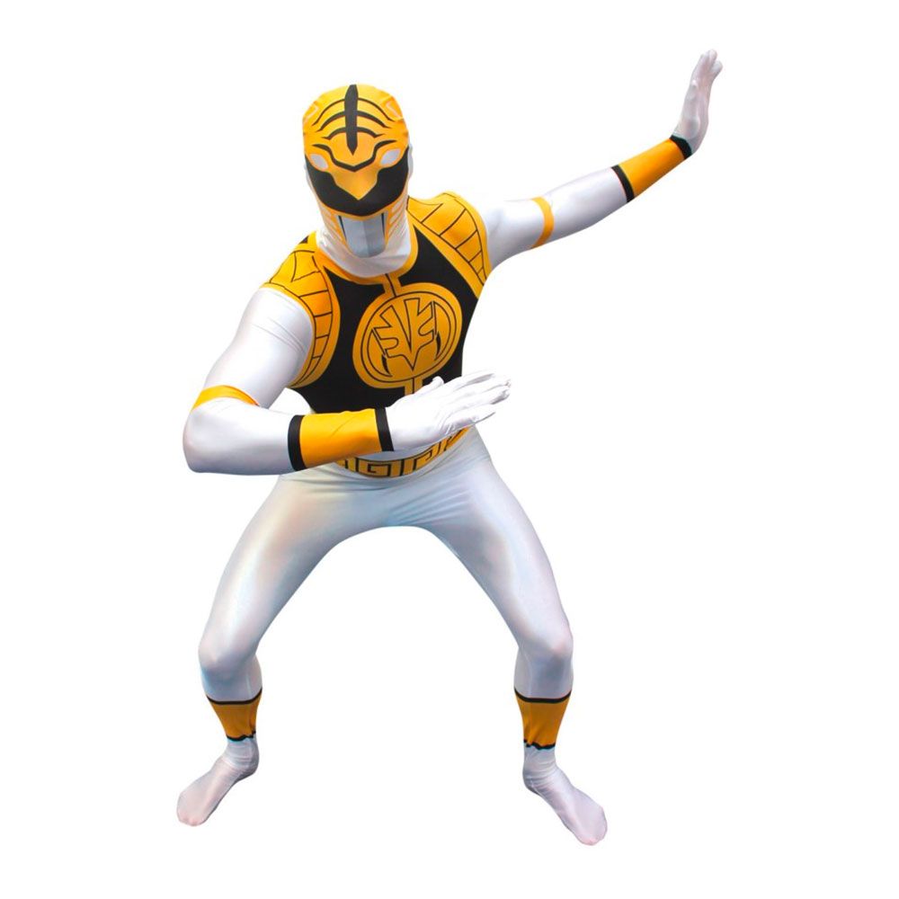Morphsuit White Power Ranger Naamiaisasu