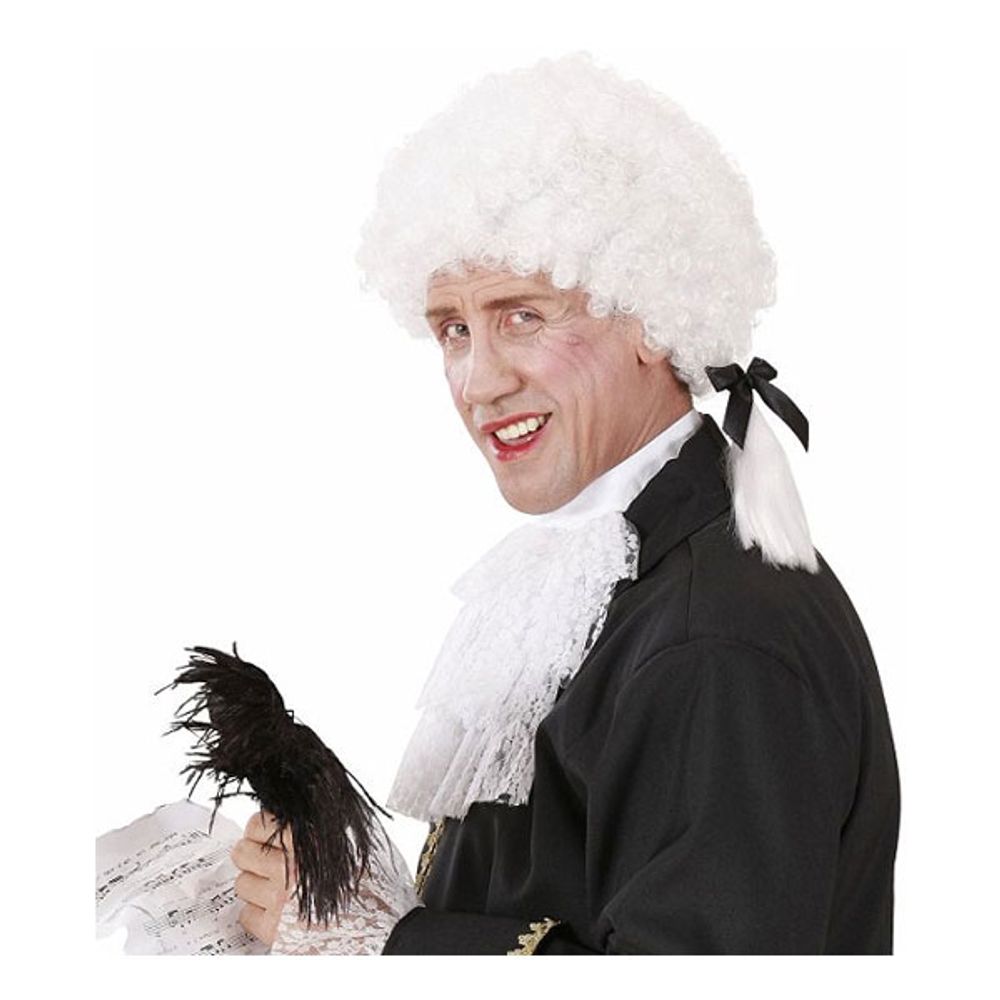 Mozart Hvit Parykk