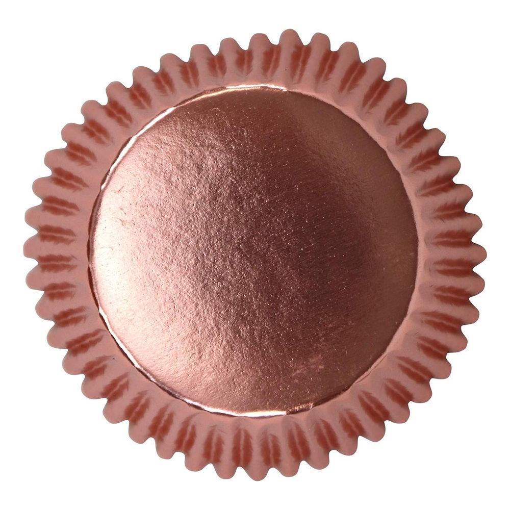 PME Muffinsformer Metallic Roségull