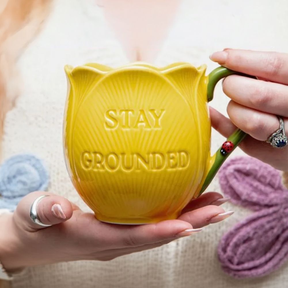 Mugg Tulpan Stay Grounded