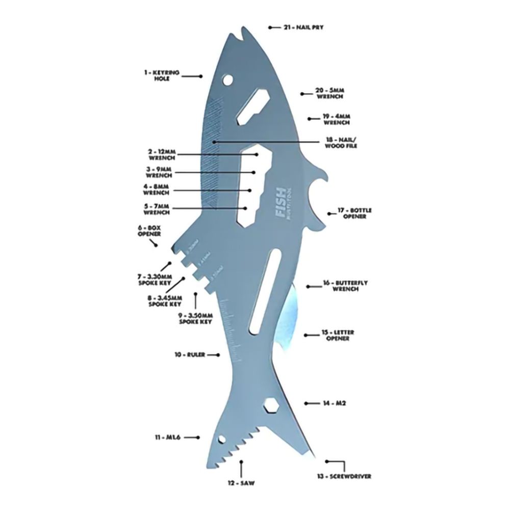 Multiverktyg Fisk