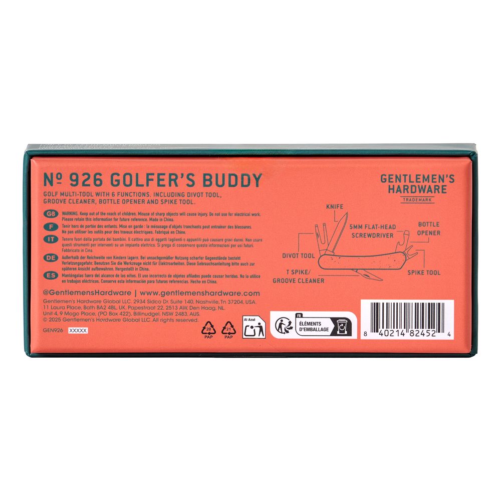 Multiverktøy for golfspilleren – Golfer's Bu