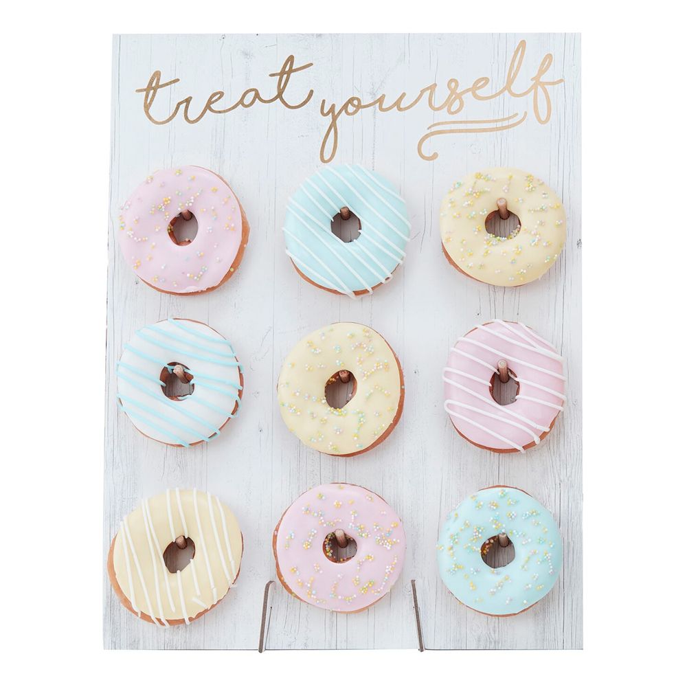 Donutstativ av Papp Bryllup