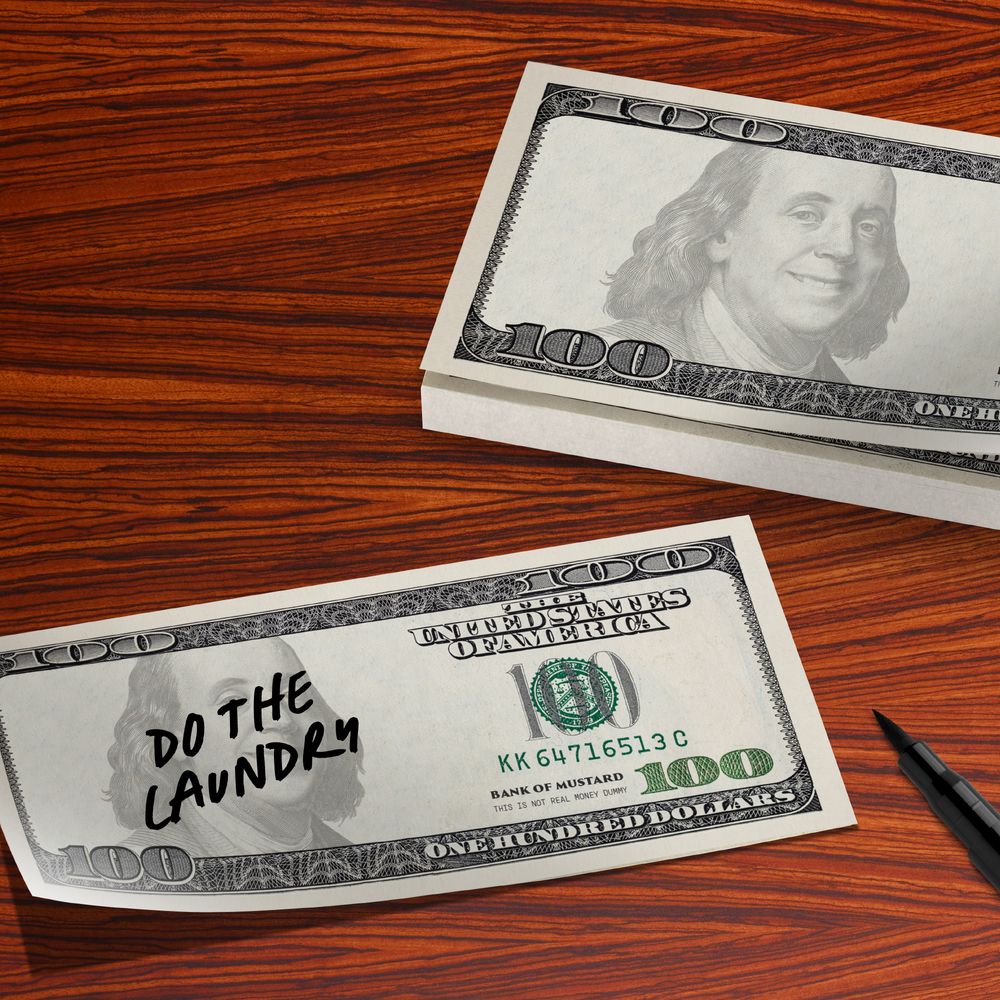 Mustard Cash Sticky Notes
