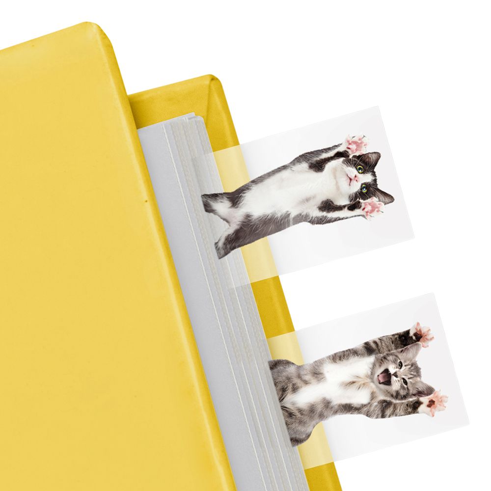Mustard Cat in a Book Bogmærker