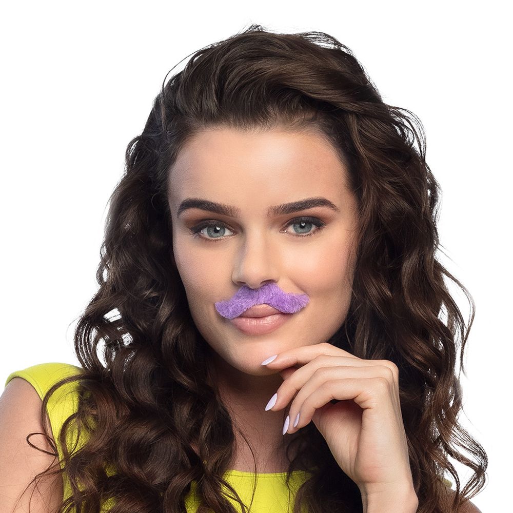 Moustacher Neonfarvede