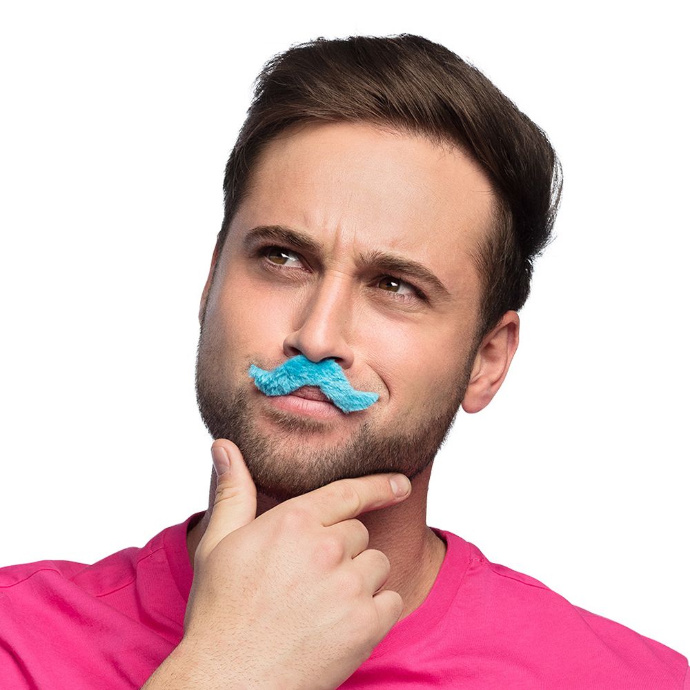 Moustacher Neonfarvede