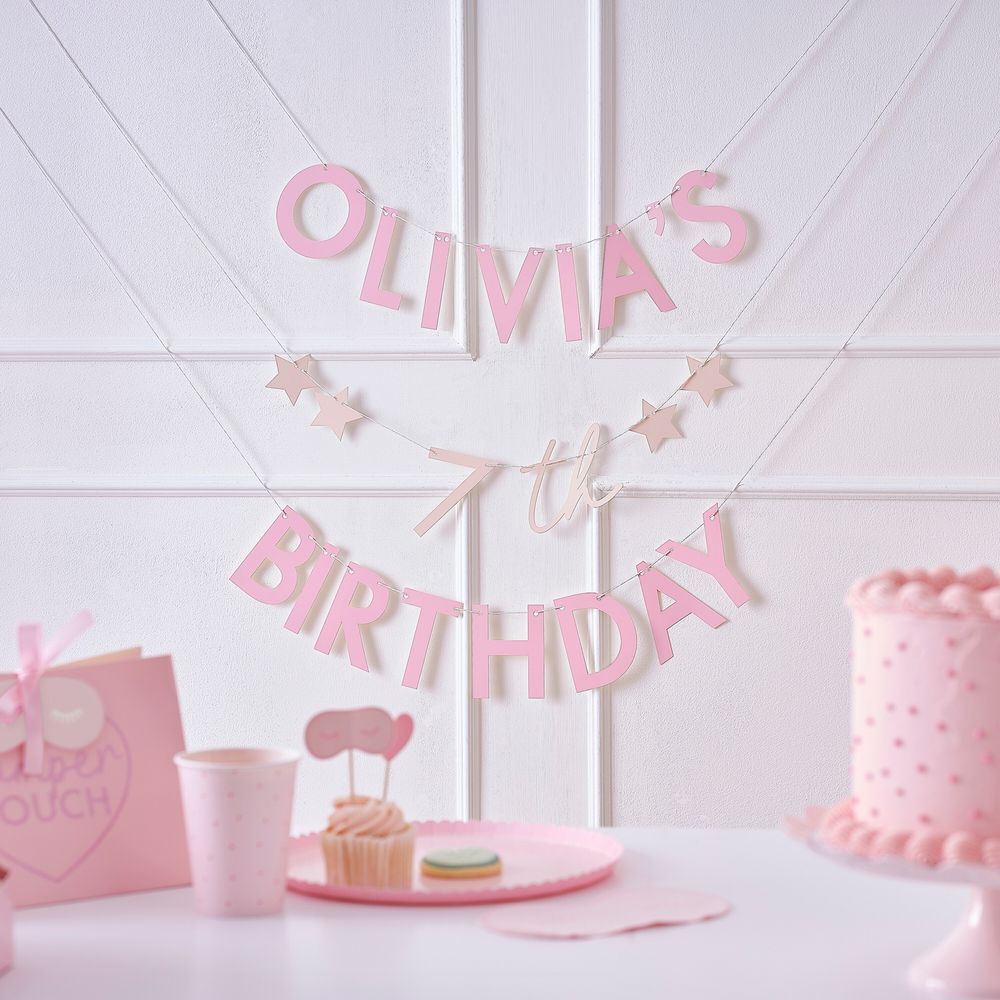 Namngirlang Birthday med Siffra Rosa