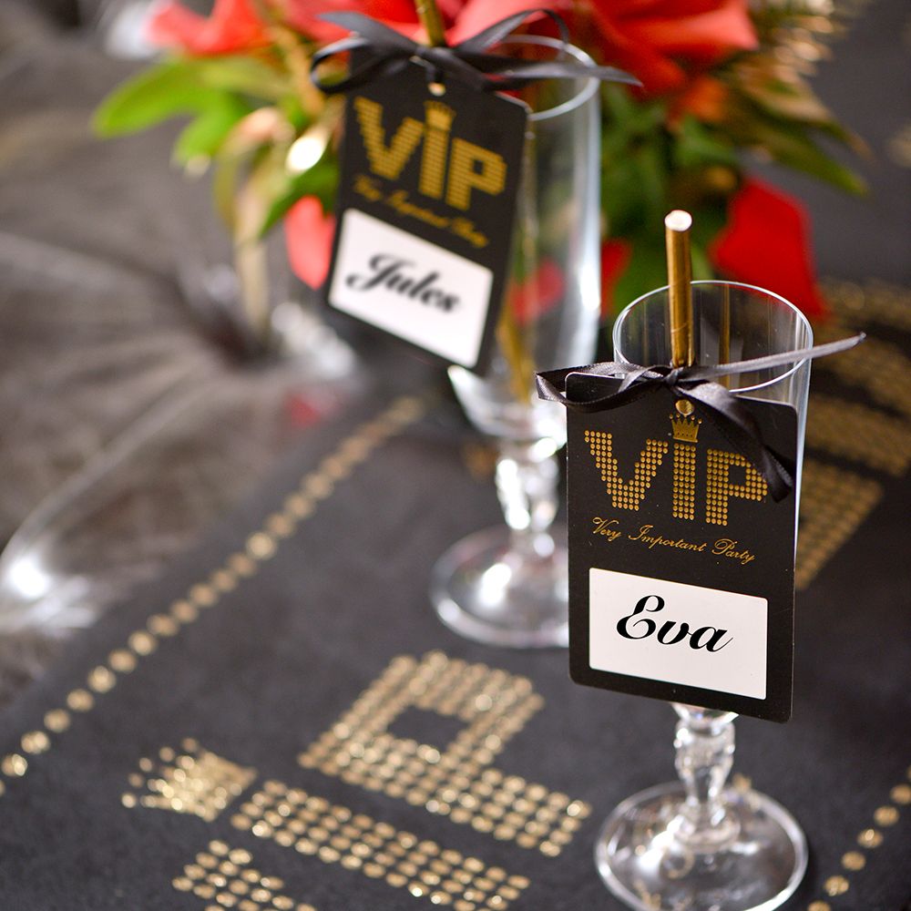 Namnskyltar VIP på Band