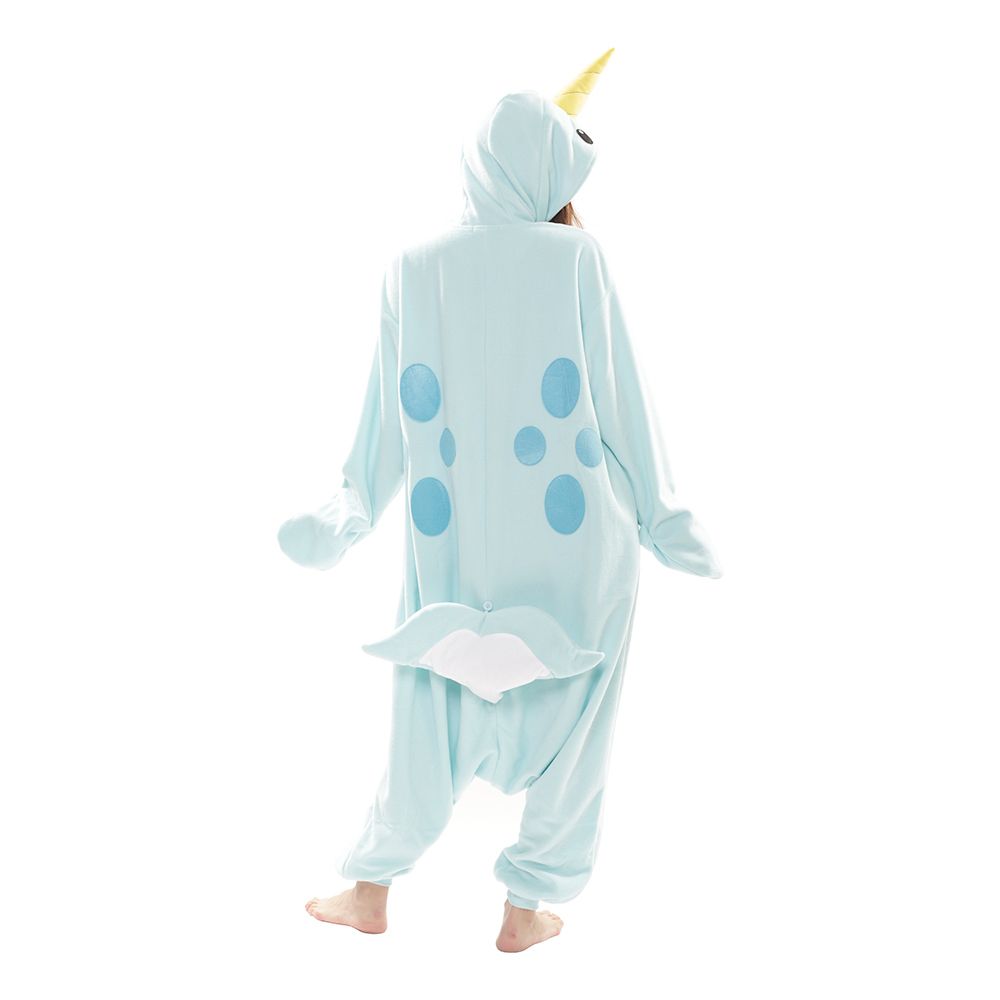 Narhval Blå Kigurumi