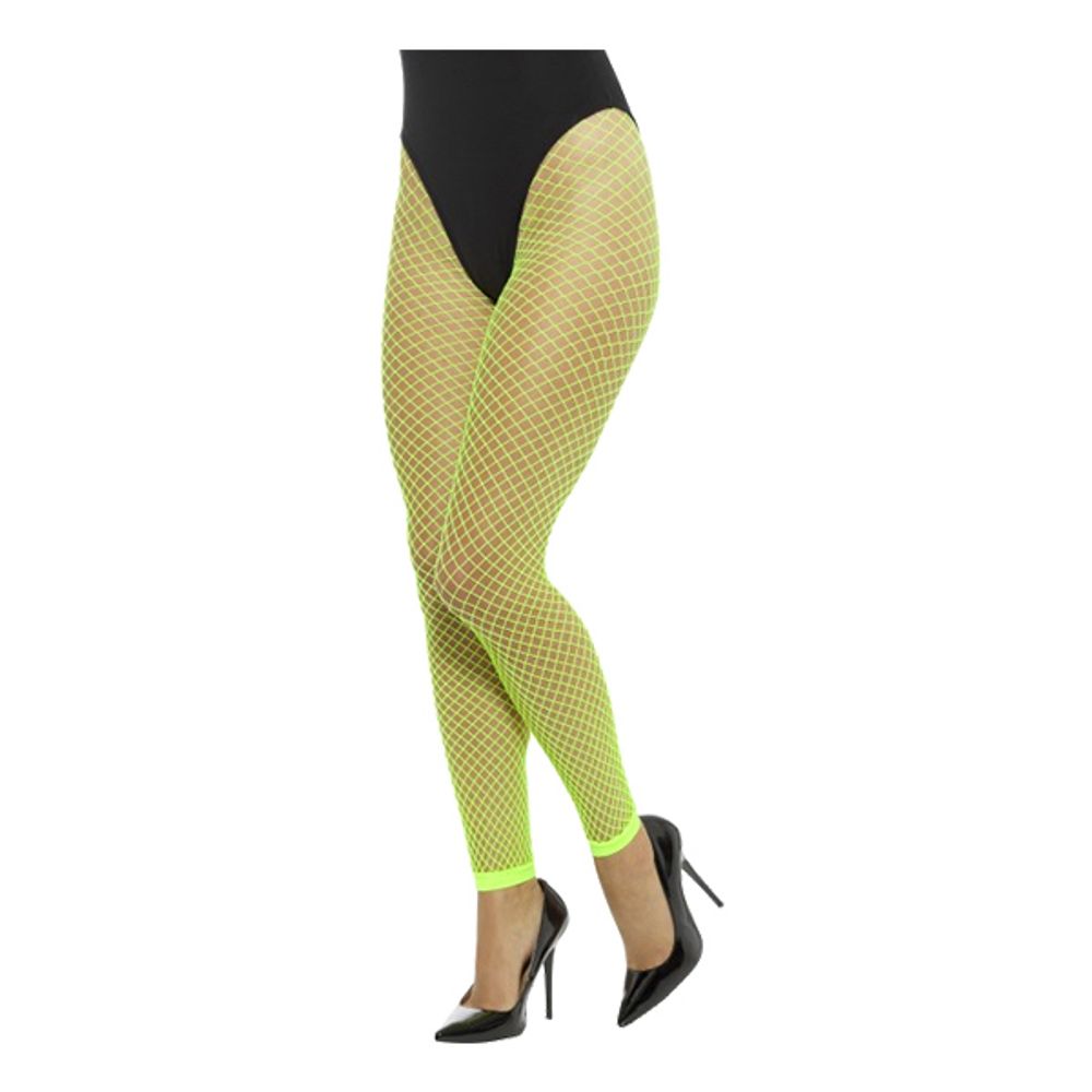 Nettingleggings Neongrønn