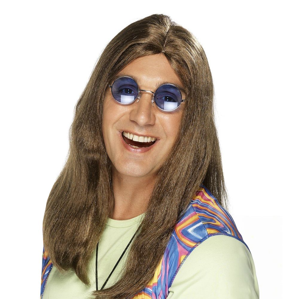 Neil Hippy Brun Peruk