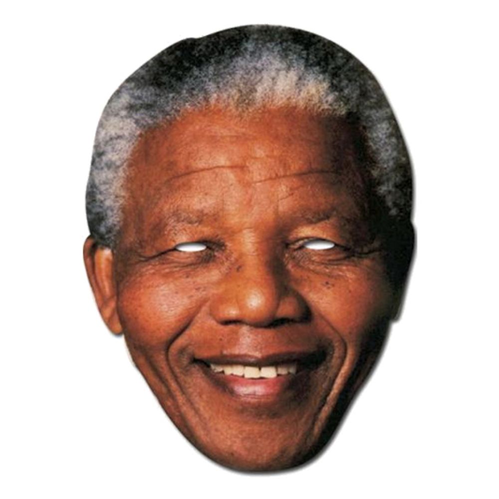 Nelson Mandela Pappmask