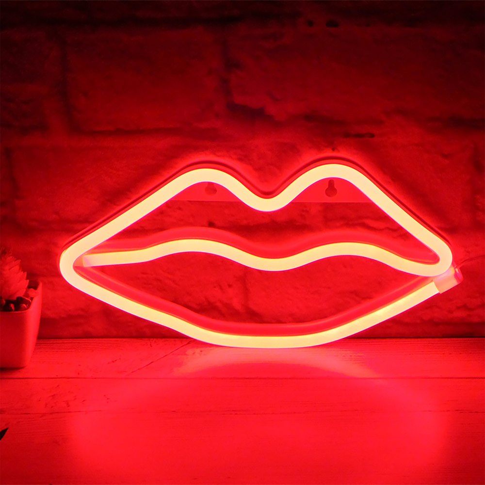 Neon Vegglampe Lepper