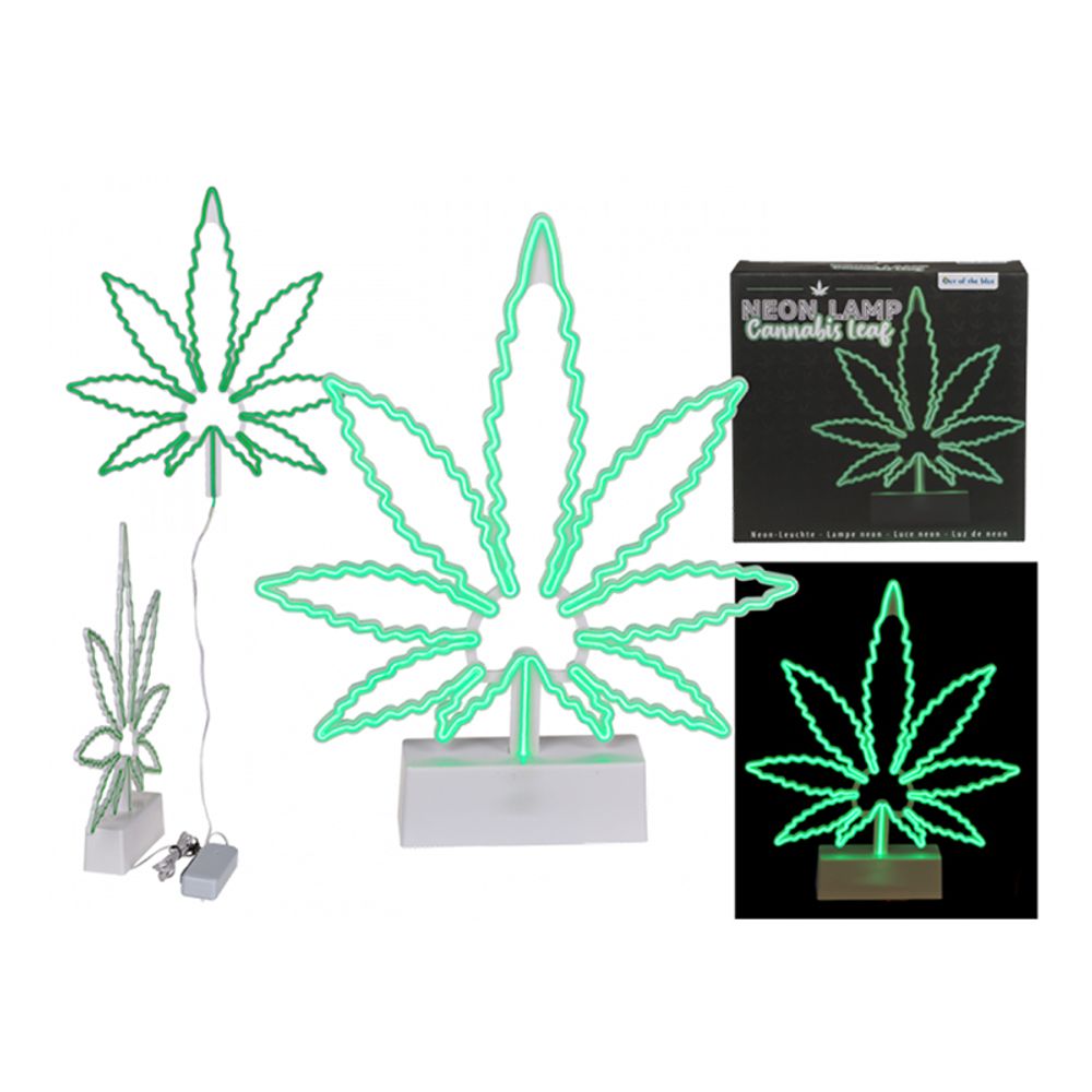 Neonlampe Hampblad