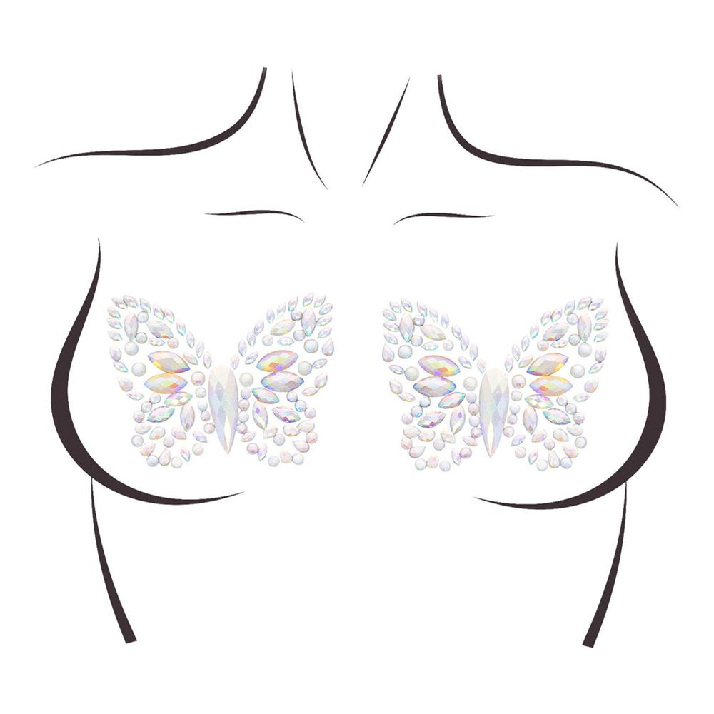 Nipple Cover Sommerfugl Glow in the Dark