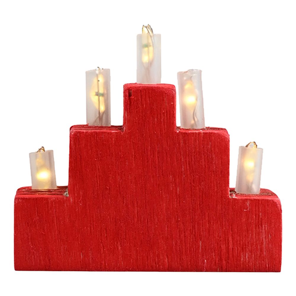 Nissetillbehör Adventsljusstake med LED