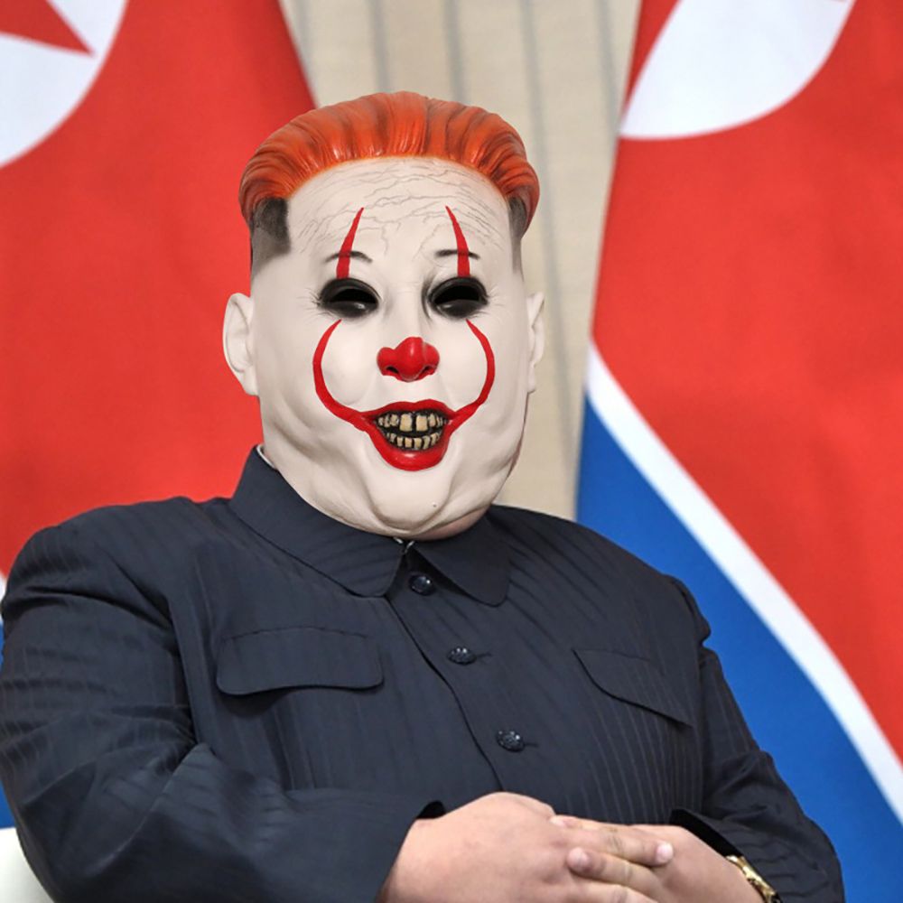 Nordkoreansk Klovn Maske
