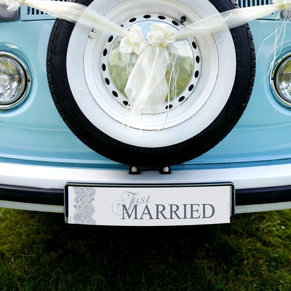 Nummerplade Just Married