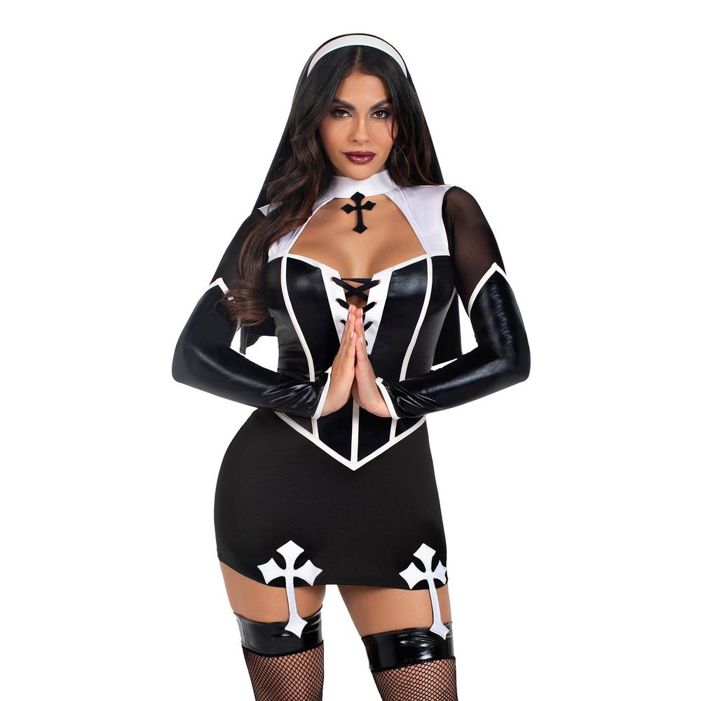 Nonne Kjole Deluxe Kostume