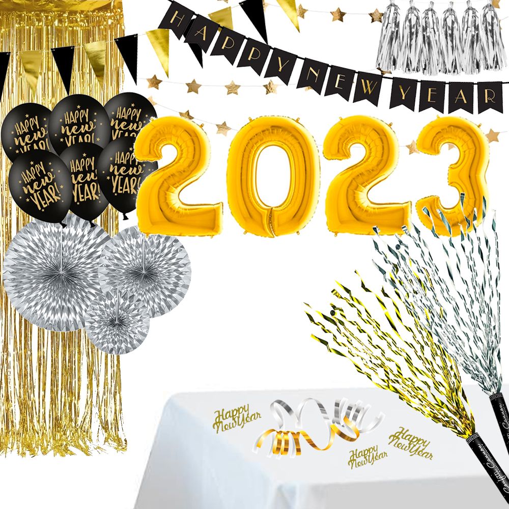 Nyår 2023 Dekorationspaket Deluxe