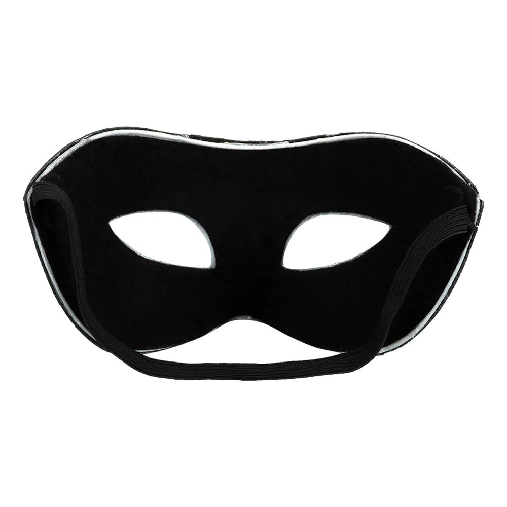 Øyemaske Disco Sølv